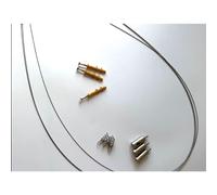 Pack de 3 cables colgantes para techo con tornillos para panel acústico de espuma «HangItUp» | Kit de cables para panel acústico de espuma | Sistemas de suspensión ajustables