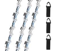 Pack de 3 Cadenas Motosierra 3/8" LP 1,1mm 52 eslabones 35cm - Cadena Motosierra de bajo rebote compatible con para Makita DUC353, para Bosch AKE35 S, para Einhell GP-LC 36/35 Li, para Oregon
