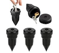 Pack de 3 Caja oculta de almacenamiento impermeable con compartimento secreto, diseño camuflado resistente al clima, ideal para guardar llaves en jardín y patio