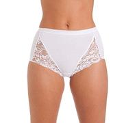 Pack de 3 calzoncillos de encaje para mujer, de algodón, cómodos, para mujer, tallas 42 a 22