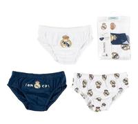 PACK DE 3 CALZONCILLOS SINGLE JERSEY REAL MADRID - TALLA 4-5 AÑOS