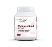 Pack de 3 Complejo Multivitamínico Prenatal sin Yodo 3 x 120 Cápsulas Vegetales Vita World