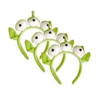 Pack De 3 Diademas De Alien, Diademas De Tres Ojos Para Niños, Diademas De Monstruo Para Niños, Diademas De Ojos Verdes Para Niños, Adecuadas Para Fiestas, Reuniones