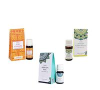 PACK DE 3 ESENCIAS GOLOKA NAG CHAMPA - RUDA - CITRONELLA (CITRONELA). 10ML EN CADA BOTE MAS DECRETO DORAZEN