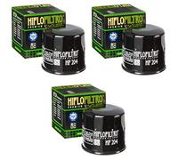 Pack de 3 filtro de aceite para moto HF204