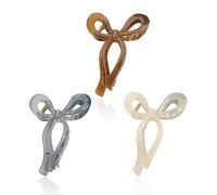 Pack de 3 horquillas para el pelo con lazo, pinzas para el pelo con clip de tiburón, pinzas para el pelo antideslizantes, accesorios para el cabello personalizados de moda para niñas y mujeres