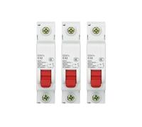 Pack De 3 Interruptores Automáticos Miniatura DZ47, 1 Polo, Curva C, 230/400 V, 50 Hz. Adecuados for Uso Residencial Y Comercial.(32A)