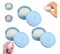 Pack de 3 juguetes de alivio de estrés con purpurina que cambia de color con vapor, bola sensorial fidget, rollos de masa para ansiedad, TDAH, concentración, decoración de oficina,