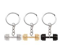 Pack De 3 Llaveros con Mancuernas, Divertido Cole con Mancuernas, Llavero De Entrenamiento De Fuerza, Llavero De Fitness, Llavero De Regalo para Entusiastas del Fitness