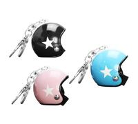 Pack De 3 Llaveros De Casco, Llaveros Divertidos, Llaveros Lindos, Llaveros De Regalo, Coles Decorativos