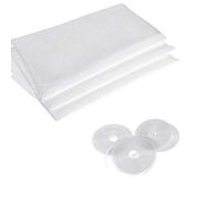 Pack de 3 mosquiteras para ventanas con 4 rollos de cinta autoadhesiva, protege contra moscas y demás bichos, 2 m x 1,5 m, color blanco