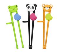 Pack De 3 Palillos Infantiles, Palillos De Práctica Infantil, Vajilla Infantil, Palillos Lindos De Dibujos Animados, Palillos Auxiliares Infantiles