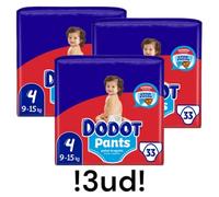 PACK de 3 - PAÑALES-BRAGUITA Dodot Pants TALLA 4 (99 UNIDADES) 9-15 KG