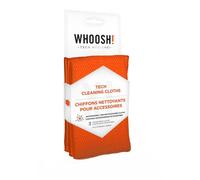 Whoosh! 3XL Tech Cleaning Cloths - Paños de Limpieza, Juego de Tres Paños, Microfibra Premium, Antimicrobianos, Limpieza de la Pantalla del Teléfono y Computadora, Eliminación de Polvo, 35.6 x 35.6 cm