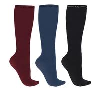 Pack de 3 pares de calcetines de equitación QHP (x3) 35/38
