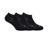 CMP Tripack de calcetines invisibles de bambú, Negro, 43/45