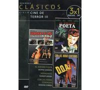 Pack de 3 Películas DVD, El Asesino Poeta, Hermanas, Con las Horas Contadas Edición Slim Ciclo Cine de Terror III,