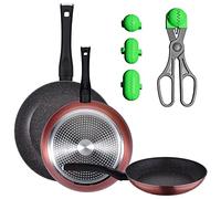 PACK DE 3 SARTENES Ø20/24 y 28 cms + UTENSILIO MULTIUSOS LA CROQUETERA CON 4 MOLDES
