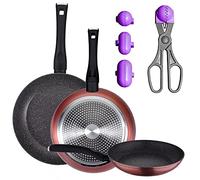 PACK DE 3 SARTENES Ø20/24 y 28 cms + UTENSILIO MULTIUSOS LA CROQUETERA CON 4 MOLDES