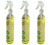 Pack de 3 Sprays Citronela Antimosquitos. Pulverizador de 280 ml Olor Repelente de Insectos Voladores. Fragancia Fresca y Floral para tu Hogar. Ibergarden