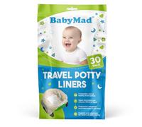 Pack de 30 toallitas desechables y biodegradables, protección de asiento para orinales de bebé