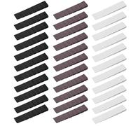 Pack de 33 cuñas de muebles, cuñas de ajuste, cuñas de compensación, cuñas de plástico, almohadillas de nivelación de muebles, cuñas de nivelación, cuñas de nivelación de muebles, patas de mesa,