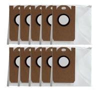 Pack de 4/10 bolsas para aspiradora SwitchBot S1 Plus/S1 Plus (W), bolsas de repuesto con filtro de tela no tejida para estación de aspiración automática, resistente a roturas (10 unidades)