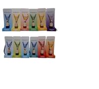 Pack de 4 ambientadores líquido para coche botella de 7 ml gran variedad de aromas duraderos gracias a su fórmula (Jazmín)