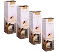 Pack de 4 Ambientadores Mikado 100 ml -Palo Santo-Aroma floral y envolvente para tu hogar.