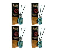 Pack de 4 Bali fragancias Ambientador Mikado ANTITABACO Difusor con varillas de ratán para tu salón, comedor o cualquier estancia de tu hogar, fragancias seleccionadas, Aromaterapia, Perfumado (30 ml)