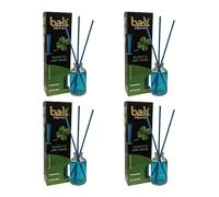 Pack de 4 Bali fragancias Ambientador Mikado SUERTE Difusor con varillas de ratán para tu salón, comedor o cualquier estancia de tu hogar, fragancias seleccionadas, Aromaterapia, Perfumado (30 ml)