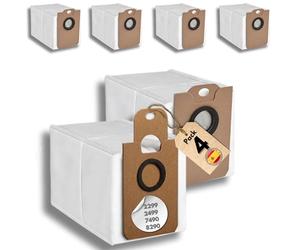 Pack de 4 Bolsas Conga Compatible con 2299, 2499, 7490, 8290 Inmortal Ultra Power Home X-treme Cecotec