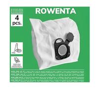 Pack De 4 Bolsas De Microfibra Compatibles Con Aspiradoras Rowenta Compact Power, Power Xxl