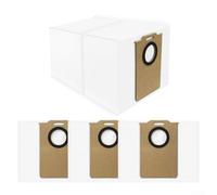 Pack de 4 bolsas para aspiradora Midea VCR S6 Plus, bolsas de repuesto con filtro fino de tela no tejida, capacidad de 3,5 L para estación de aspiración automática (4 unidades)