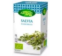 Pack de 4 - Bolsitas de Infusión de Salvia Ecológica Pura para la Regulación Térmica (20 Filtros) - Planta de Cultivo Certificado Bio - Lote de 80 Uds