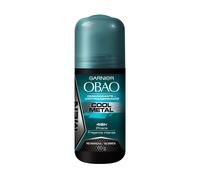 (Pack de 4) Desodorante y antitranspirante roll-on Garnier OBAO para hombre de 48 horas con aroma a metal fresco, 65 g cada uno de Garnier OBOA