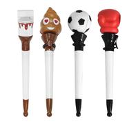 Pack De 4 Divertidos Bolígrafos Eyectores, Bolígrafos Con Diseño Creativo, Bolígrafos Divertidos, Papelería Para Estudiantes, Regalos De Papelería Para Niños