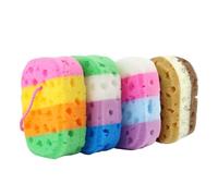 Pack De 4 Esponjas De Baño, Esponjas Exfoliantes, Productos De Baño, Esponjas Corporales, Esponjas De Ducha Suaves, Accesorios De Baño