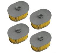 Pack de 4 filtros de aire de repuesto para sierras de hormigón K970 y K1260, compatibles con número de pieza 510 24 41 01, elemento filtrante resistente de plástico y metal para un suministro de aire