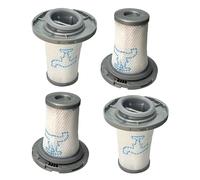 Pack de 4 filtros ZR009006 compatibles con Rowenta X-Force Flex 8.60 RH96 Serie RH9611 RH9637 RH9638 RH9639 RH9677 RH9678 y X-PERT 6.60 RH68 Serie RH68 21 RH. 6837 RH6838 RH6878 - Aspirador con