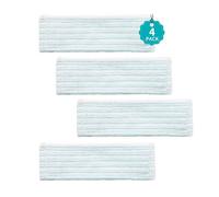 Pack de 4 Fundas de Microfibra para fregona Leifheit Profi XL Micro Duo / Profi XL Cotton Plus, aptas para Todo Tipo de Suelos, Muy absorbentes y súper quitamanchas
