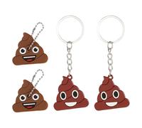 Pack De 4 Llaveros con Forma De Caca - Divertidos, Creativos, Interesantes y Originales