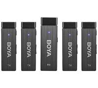 Pack de 4 micrófonos inalámbricos BOYA