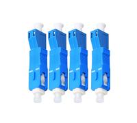 Pack de 4 monomodo 9/125 μm SC/UPC macho a LC/UPC hembra híbrido