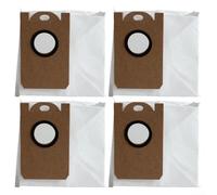 Pack de 4 o 10 bolsas para aspiradora SwitchBot S1 Plus/S1 Plus (W), bolsas de repuesto con filtro de tela no tejida para estación de aspiración automática, resistente a roturas (4 paquetes)