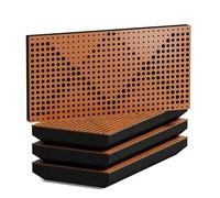 Pack de 4 paneles acústicos horizontales estrechos para absorción y difusión | 50 x 25 cm | Difusión - Reflexión - Insonorización | Modelo-Grosor-Color: [WILDS-H - 53mm | Cerezo]