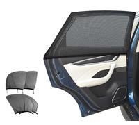 (Pack de 4) Parasol Coche Bebe Compatible con Citroen Ë-C4 X Electric 2023-2025 La vitre Avant et la vitre arrière.Material en Malla para Proteger a pasajeros, bebés