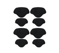 Pack de 4 pares de parches de protección/reparación de talón para reparación de calzado de 2 tallas. Black