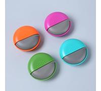 Pack de 4 pastilleros redondos, pequeño, pastillero, caja de píldoras, caja portátil, giratorio, dispensador de pastillas de plástico pequeño, dispensador de pastillas para viajes para medicamentos y