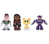 Pack de 4 Peluches Compatible con Disney Toy Story Buzz Lightyear, Izzy, Sox y Zurg